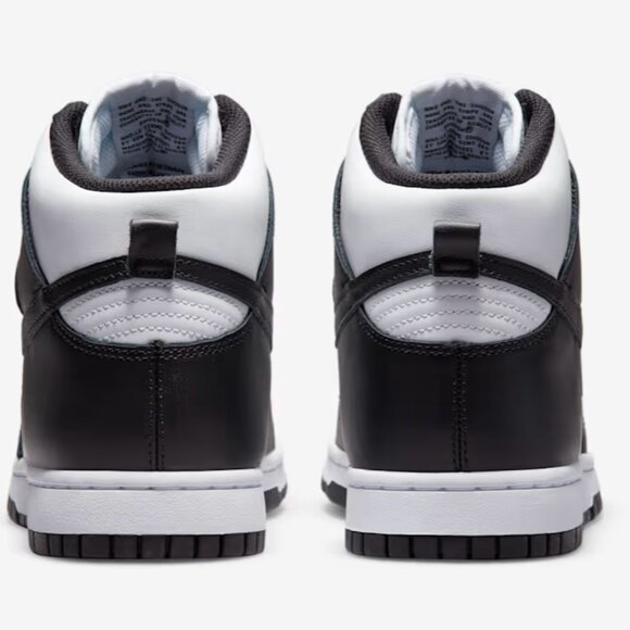 Nike Dunk High Retro - Black and White (Size Woman 8, Mens 6) - Picture 5 of 10